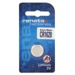 Renata Lithium CR1620 Battery 3V 1 pack