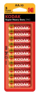 Kodak AA Zinc Batteries 10 pack - Image 2