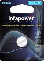 Infapower CR1616 Lithium Batteries 3V Coin Cell 1 pack - Image 2