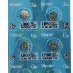 Vinnic LR60 AG1 Alkaline Batteries 1.5V 10 pack