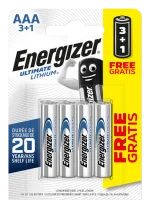 Energizer AAA Ultimate Lithium Batteries 4 pack - Image 2