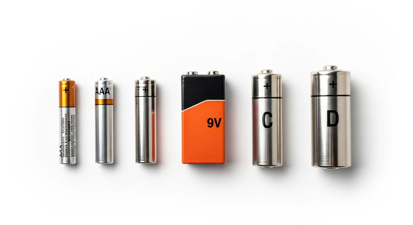 Assorted wholesale battery sizes for trade buyers
