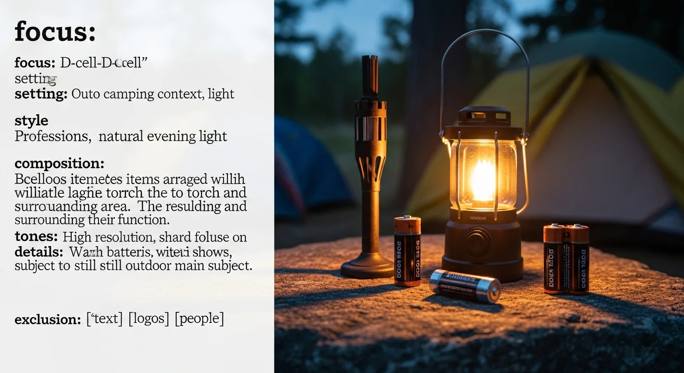 D-cell batteries for torches and lanterns